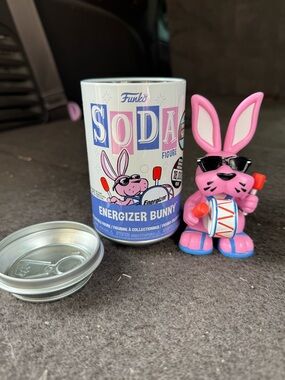 Funko Pink Energizer Bunny Vinyl Figure with Blue & White Drum